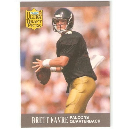 1991 Fleer Ultra #283 – Brett Favre (RC) Green Bay Packers – Football Rookie Card – Draft Pick NFL Football Trading Card