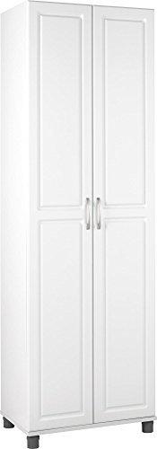 SystemBuild Kendall 24″ Utility Storage Cabinet – White