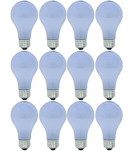 GE Lighting Reveal Light Bulbs, HD Light, 43 Watt (60 Watt Equivalent) A19 General Purpose Light Bulbs, Medium Base (12 Pack)