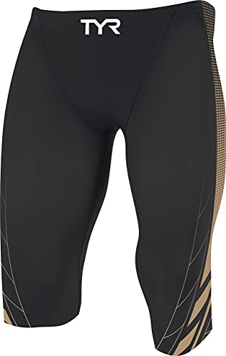 TYR AP12 Competitor Speed Shorts, Black/Gold, 26