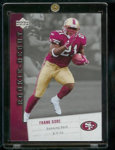 2006 Upper Deck Debut Football Rookie Card #84 Frank Gore