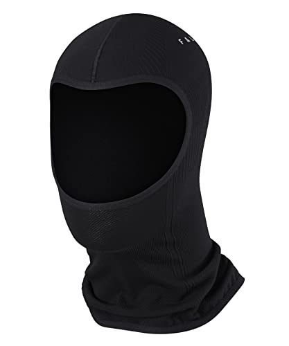 FALKE Unisex Maximum Warm Face Mask Balaclava, Thermal Underwear, Black (Black 3000), L-XL, 1 Piece