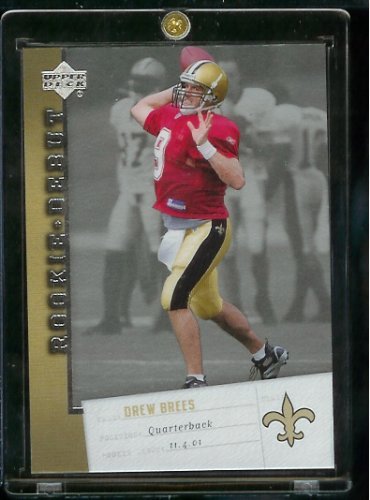 2006 Upper Deck Debut Football Rookie Card #60 Drew Brees