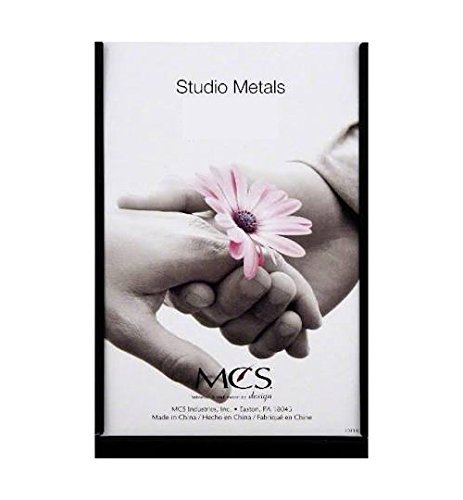MCS 5×7 Black Studio Metal Picture Frame – Single Vertical