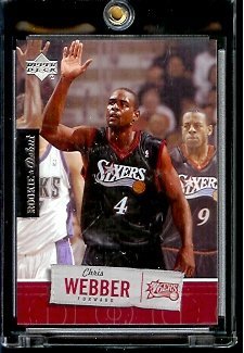 2005 Upper Deck Debut Basketball Rookie Card (2005-06) #71 Chris Webber