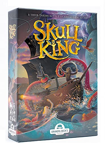 Grandpa Beck’s Games Skull King – The Ultimate Pirate Trick Taking Game | from The Creators of Cover Your Assets & Cover Your Kingdom | 2-8 Players 8+