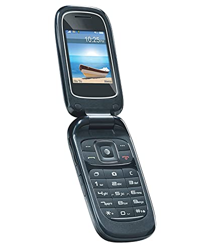 ZTE Z221 Unlocked GSM Flip Cell Phone – Black