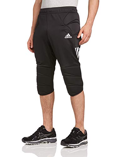 adidas Men’s Tierro 13 Goalie 3/4 Padded Pants (XL, Black)