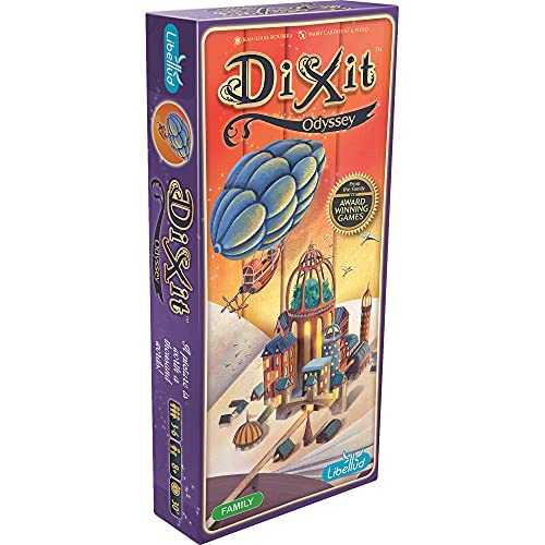 Dixit Odyssey Board Game | Storytelling Game for Kids and Adults | Fun Family Board Game | Creative Kids Game | Ages 8 and up | 3-12 Players | Average Playtime 30 Minutes | Made by Libellud
