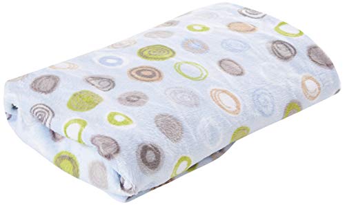 Summer Ultra Plush Changing Pad Cover, Blue Swirl