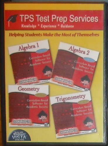 High Achiever Algebra 1, Algebra 2, Geometry, and Trigonometry [TPS Test Prep Services]