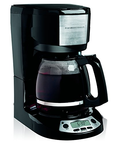 Hamilton Beach 49615C 12 Cup Programmable Coffee Maker Black