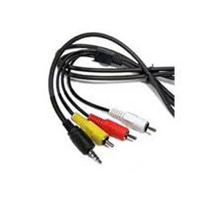 MPF Products Replacement STV-250 STV-250N Stereo Video AV Cable Cord for Canon DC40, DC50, DC100, DC210, DC220, DC230, DC310, DC320, DC330, DC410, DC420, GL1, GL2, XH A1, XH A1S, XH G1, ZR, ZR10, ZR100, ZR200, ZR25MC, ZR45MC, ZR50MC, ZR60, ZR65MC, ZR70MC,