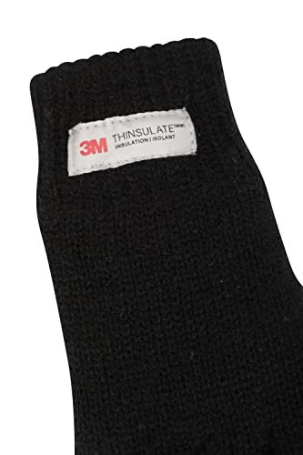 Mountain Warehouse Kids Knitted Thinsulate Thermal Gloves Black Small/Medium | The Storepaperoomates Retail Market - Fast Affordable Shopping