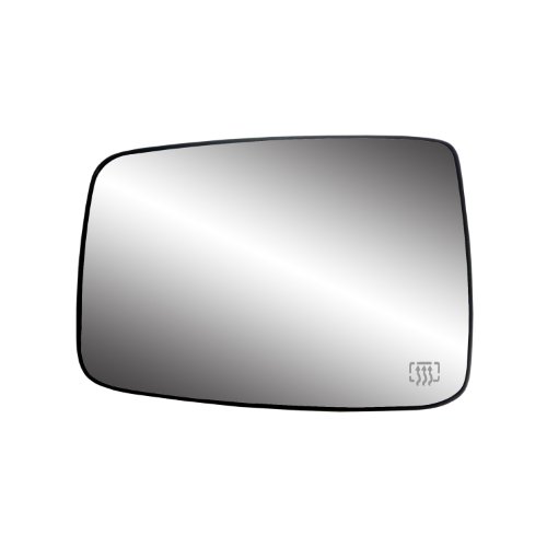 Fit System 33244 Driver Side Heated Mirror Glass w/Backing Plate, Dodge Ram Pick-Up 1500, Ram Pick-Up 2500, 3500, 6 3/8″ x 9″ x 10″ (w/o Towing pkg, w/o auto dimming)