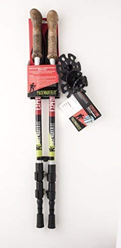 Pacemaker Stix Expedition Trekking Poles Pair for Walking, Hiking, Travel, & Climbing. Ultralight Aluminum Adjustable Height & Collapsible Folding Telescoping Sticks with Anti-Shock Cork Grips Handle | The Storepaperoomates Retail Market - Fast Affordable Shopping