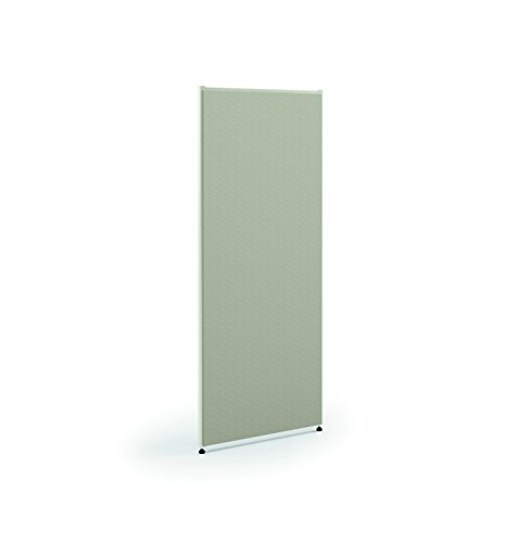 HON Verse Panel , 60″H x 48″W , Light Gray Finish , Gray Fabric