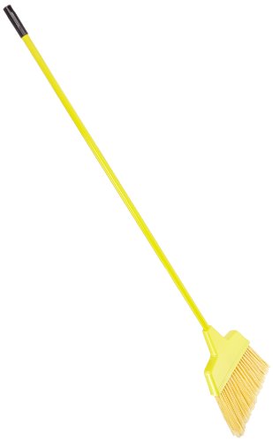 Impact 91527B Large Angled Plastic Broom, 53″ Length x 8″ Width, 5-1/2″ Trim, Yellow (Case of 6)