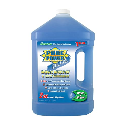 Valterra – V23128 Pure Power Blue Waste Digester and Odor Eliminator – 128-Ounce Bottle