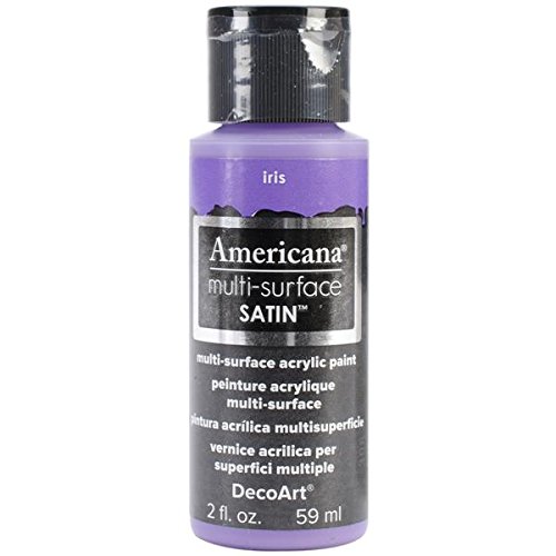 DecoArt Americana Multi-Surface Satin Acrylics Paint, 2-Ounce, Iris