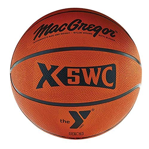 MacGregor Interm. Rubber Basketball W/YMCA Logo