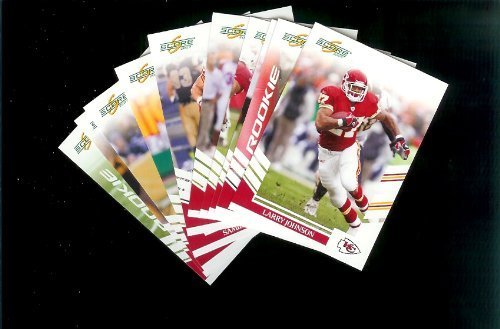 Kansas City Chiefs Football Cards – 3 Years of Score Complete Team Sets 2006,2007, 2008 – Includes Stars, Rookies & More – Individually Packaged!
