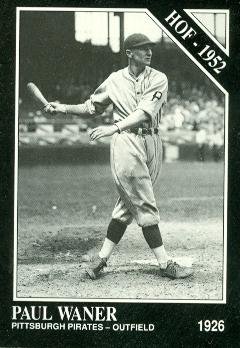 Paul Waner Baseball Card (Pittsburgh Pirates) 1991 Sporting News Conlon Collection #5