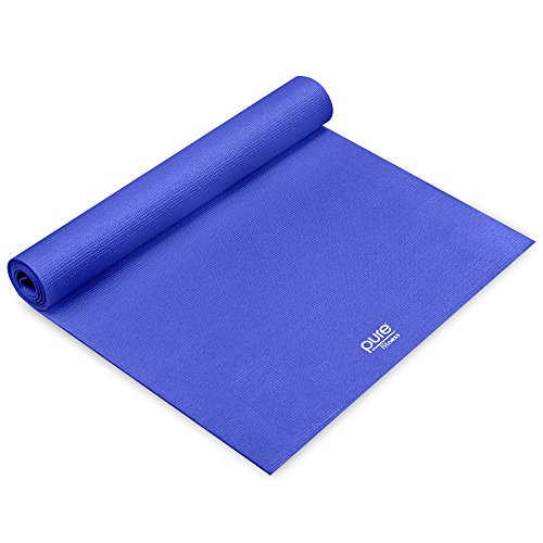 Pure Fitness 3.5mm Non-slip Yoga Mat with Carry Strap – Iris