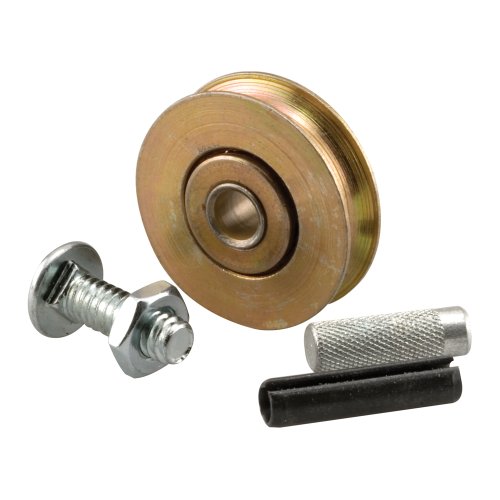 Prime-Line D 1796 Sliding Door Roller, 1-1/4 inch Steel Ball Bearing, (2-pack) , Gold