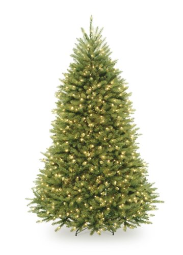National Tree 6.5 Foot Dunhill Fir Tree with 650 Clear Lights (DUH3-65LO)