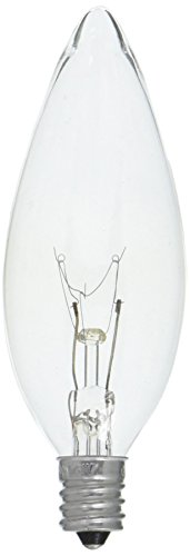 GE 15BC10/CF/CD2-MP Traditional Lighting Incandescent Deco/Candle, 1 Count (Pack of 2)