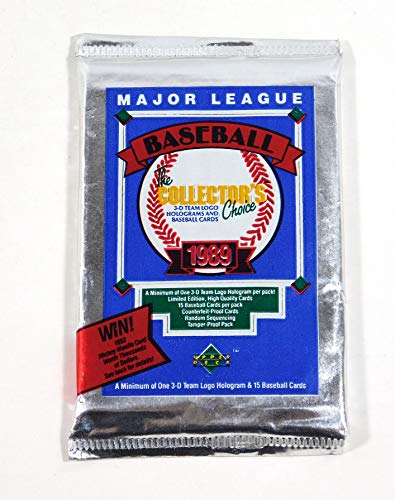 (1)-1989 Upper Deck Low Series Baseball Pack Fresh From Box Possible Griffey RC