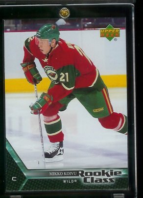 2005 Upper Deck Hockey Rookie Card (2005-06) #36 Mikko Koivu