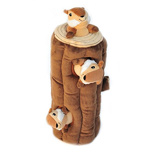 ZippyPaws Burrow, Woodland Friends Chipmunks ‘n Log – Interactive Dog Toys for Boredom – Hide and Seek Dog Toys, Colorful Squeaky Dog Toys for Small & Medium Dogs, Plush Dog Puzzles | The Storepaperoomates Retail Market - Fast Affordable Shopping