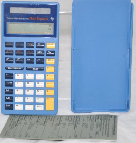 Texas Instruments Math Explorer Calculator – Solar Powered