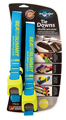 Sea to Summit Tie-Down Straps with Silicone Cam Cover (Pair), 11 feet 6 inches