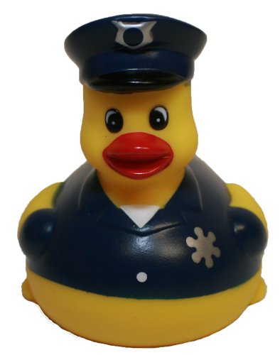 Waddlers Rubber Duck Police, Brand Rubber Duckies That Float Upright, Rubber Bath Toy Career Police Themed Rubber Ducky Birthday, Law & Order Keeper Rubber Ducky