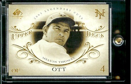 2005 Upper Deck SP Legendary Cuts Baseball Card #52 Mel Ott