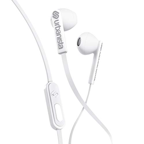 Urbanista San Francisco Earphones Dynamic Ear-Pods, Call-Handling with Microphone, 3.5mm Stereo Input – Fluffy Cloud