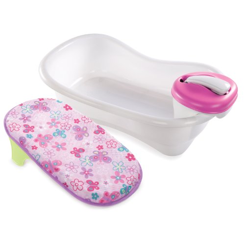 Newborn-to-Toddler Bath Center & Shower (Pink)