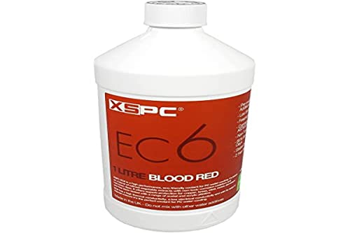 XSPC EC6 High Performance Premix Coolant, 1000 mL, Blood Red