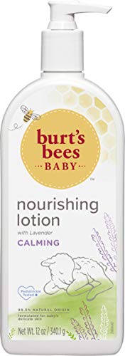 Burt’s Bees Baby Nourishing Lotion, Calming Baby Lotion – 12 Oz