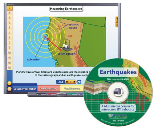 NewPath Learning Earthquakes Multimedia Lesson, Single User License, Grade 6-10