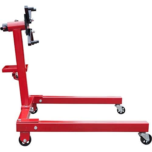BIG RED T25671 Torin Steel Rotating Engine Stand with 360 Degree Rotating Head and Tool Storage Tray: 5/8 Ton (1,250 lb) Capacity, Red | The Storepaperoomates Retail Market - Fast Affordable Shopping