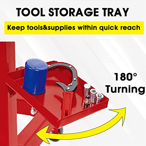 BIG RED T25671 Torin Steel Rotating Engine Stand with 360 Degree Rotating Head and Tool Storage Tray: 5/8 Ton (1,250 lb) Capacity, Red | The Storepaperoomates Retail Market - Fast Affordable Shopping