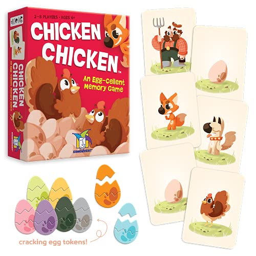 Gamewright – Chicken Chicken – an Egg-Cellent Memory Card Game