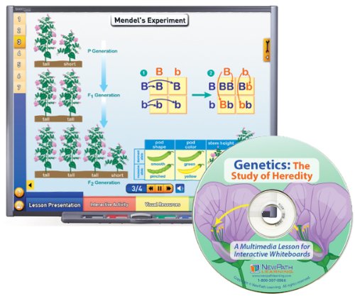 NewPath Learning The Study of Heredity Genetics Multimedia Lesson, Single User License, Grade 6-10