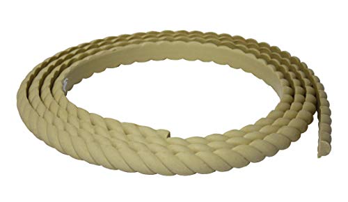 Flexible Moulding – Flexible Rope Moulding – DE913-3/4″ X 1″ – 8′ Length – Flexible Trim