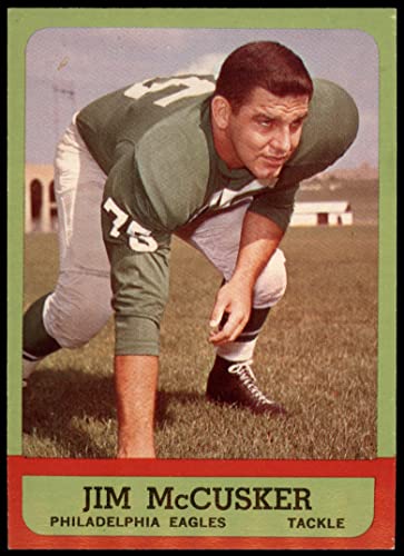 1963 Topps # 116 Jim McCusker Philadelphia Eagles (Football Card) EX Eagles Pittsburgh