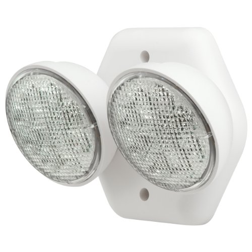 HUBBELL CIRD CIR, Indoor Remote Lighting Head, LED, Wattage: 2, Number of Lamps: 2, Type: Wall Mount, Color: White, Voltage Rating: 3 VDC, Double